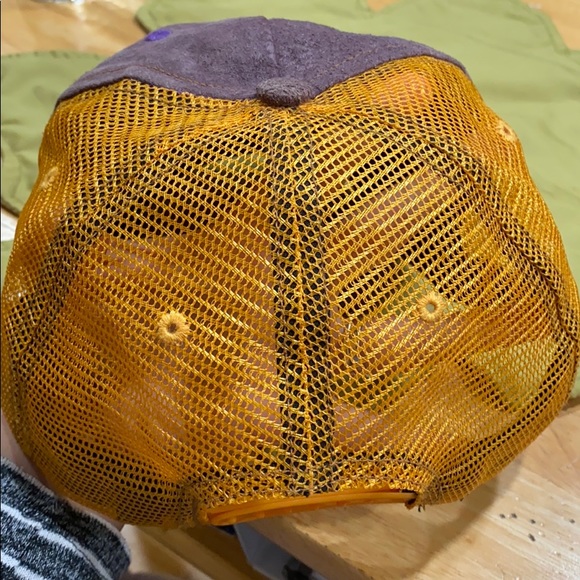 SOLD‼️ Von Dutch Purple and Gold Suede Trucker Hat - Picture 5 of 5